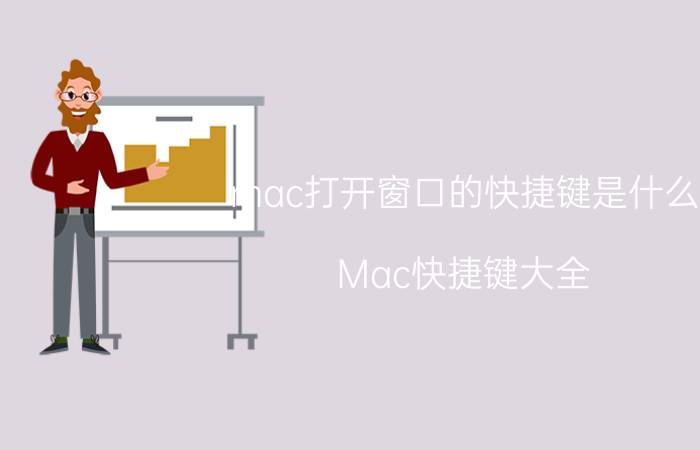 mac打开窗口的快捷键是什么 Mac快捷键大全？